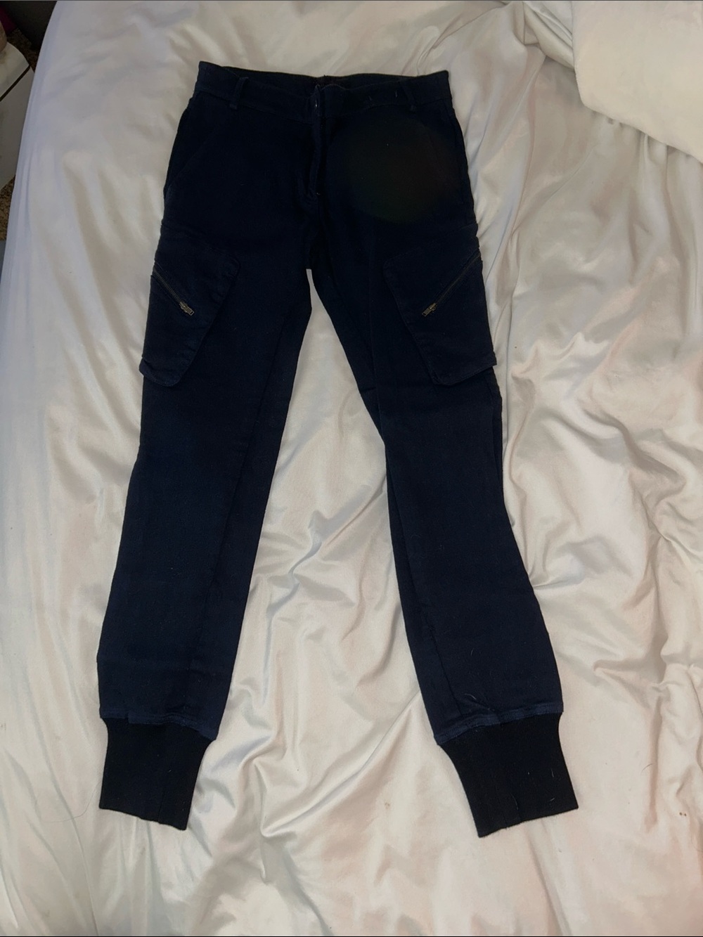 Navy Cargo Jogger jeans